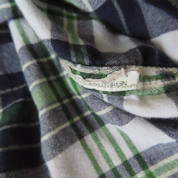 Engineered Garments Check plaid Western Shirt Pearl Snap Button Up Made In USA - Picture 5 of 7